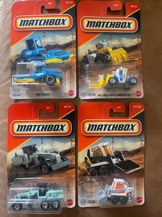 MATCHBOX Other - Matchbox Kids Construction Vehicles 4-Pack; Skidster